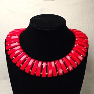Vintage Red Collar Neckace